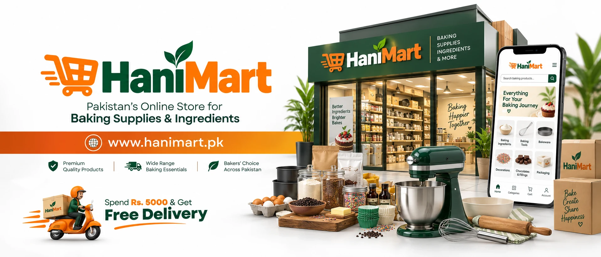 HaniMart — Pakistan’s online store for baking supplies and ingredients