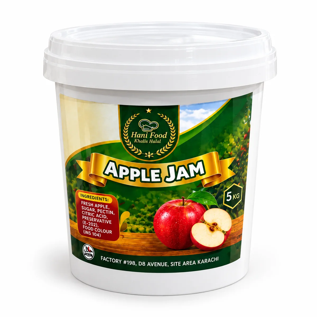 Hani Foods Apple Jam – 5kg - Image 3