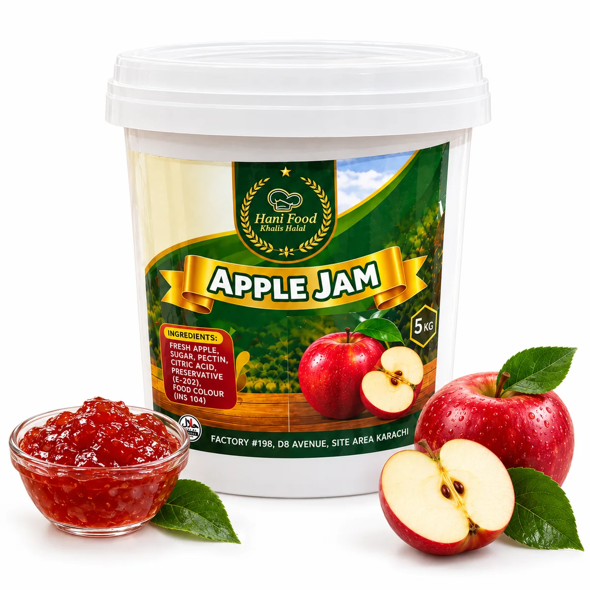 Hani Foods Apple Jam – 5kg - Image 5