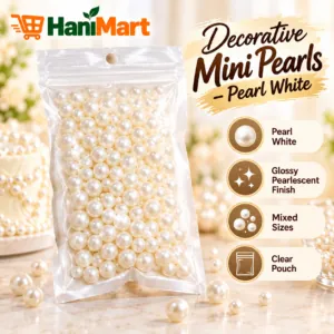 Decorative Mini Pearls – Pearl White - Hero