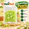 Decorative Pearls – Lime Green Mixed Sizes - Hero