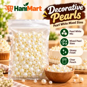 Decorative Pearls – Pearl White Mixed Sizes - Hero