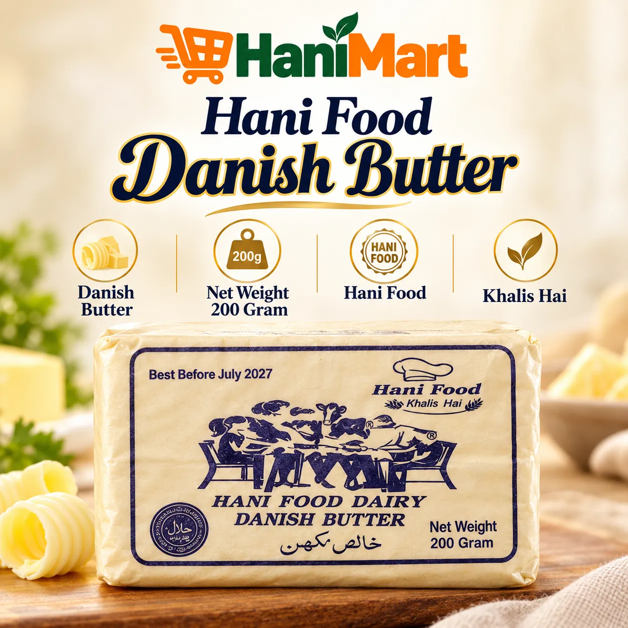Hani Foods Danish Butter – 200g