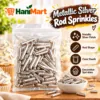 Metallic Silver Rod Sprinkles - Hero